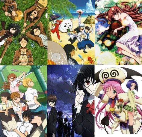 Berbagai jenis manga anime
