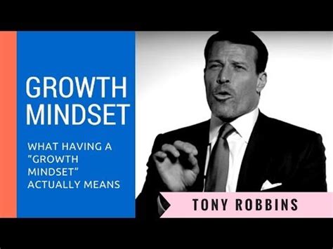 anthony robbins growth mindset
