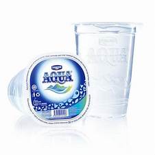 Label Aqua Gelas