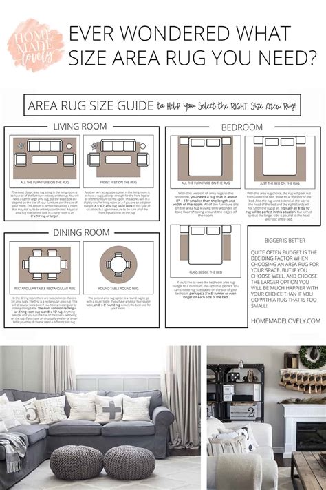 Area Rug Size Chart