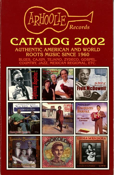 Arhoolie Records Catalog