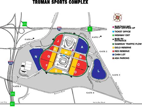 Arrowhead Stadium Parking Chart