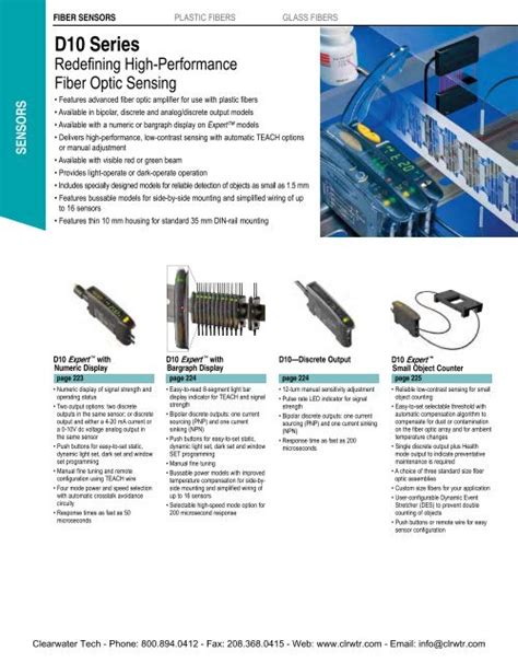 Banner Fiber Optic Catalog