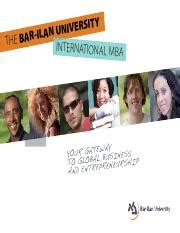 Bar Ilan Course Catalog