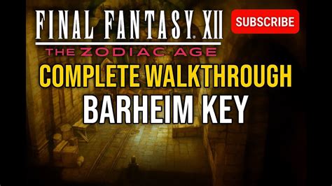 Barheim Key Walkthrough