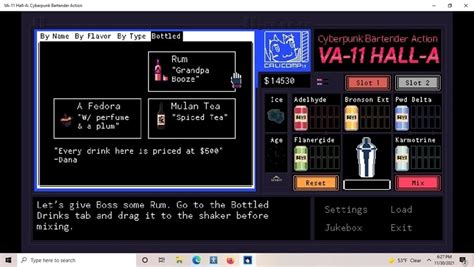 Bartender Action Walkthrough