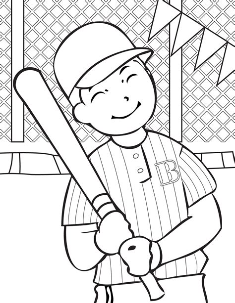 Baseball Coloring Pages Coloring Wallpapers Download Free Images Wallpaper [coloring876.blogspot.com]