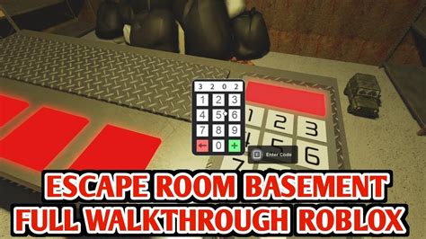 Basement Escape Room Walkthrough