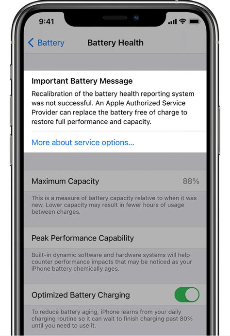 battery calibration iphone 11