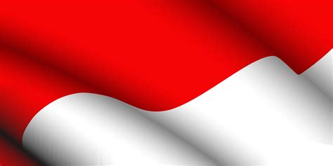 Bendera Merah Putih Berkibar