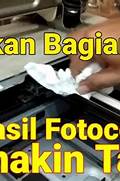 Bersihkan kaca scan mesin fotocopy canon
