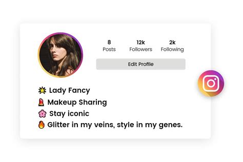 Bio Template For Instagram