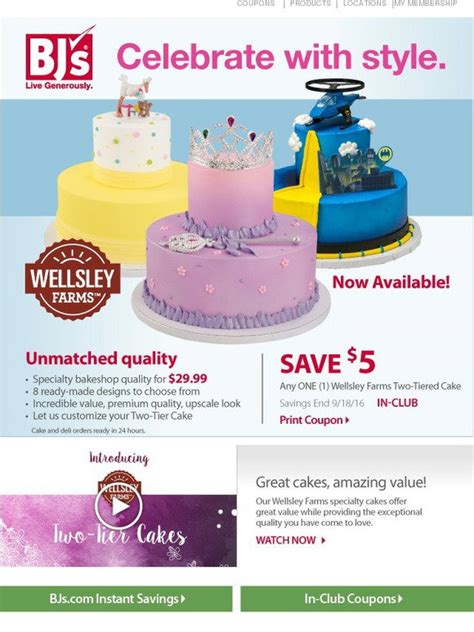 Bjs Cake Order Catalog