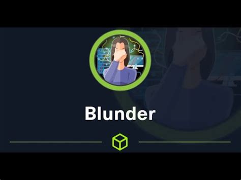 Blunder Walkthrough Htb