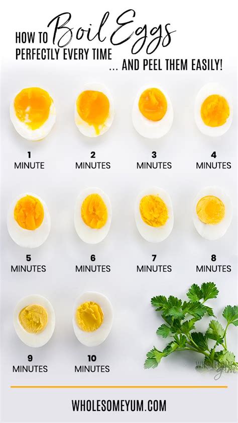 Boiled Egg Chart Time