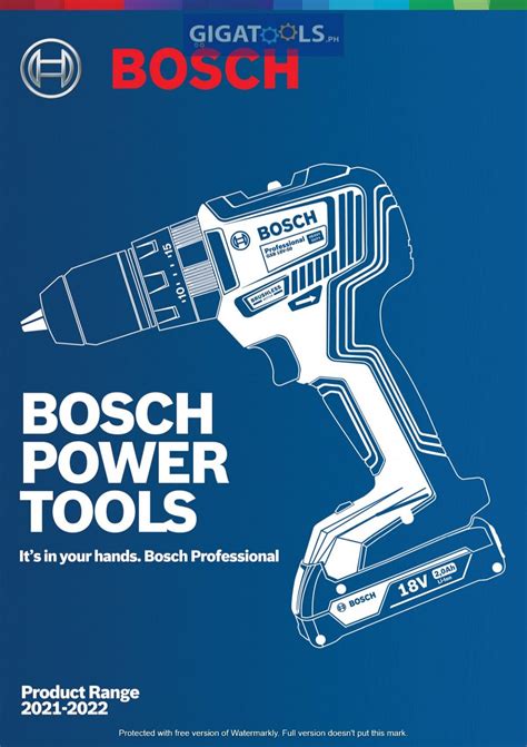 Bosch Tools Catalog