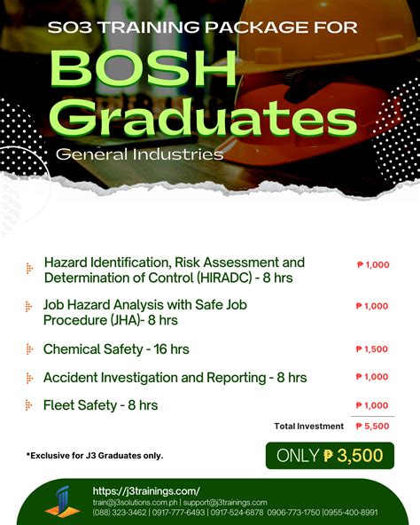 BOSH Safety Officer Career Advancement