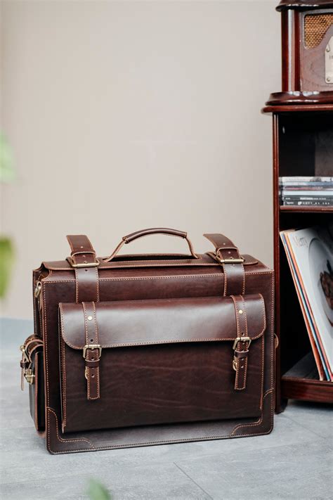 Brown Leather Catalog Case