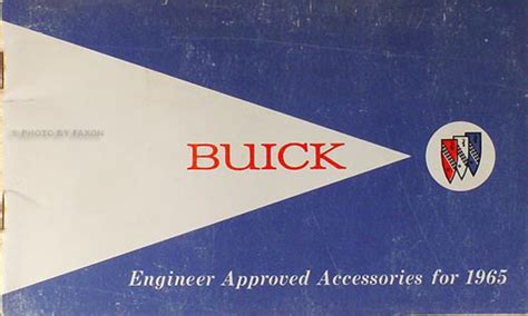 Buick Accessories Catalog