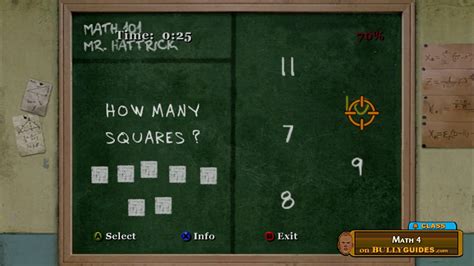 Bully Scholarship Edition Math 4 Walkthrough