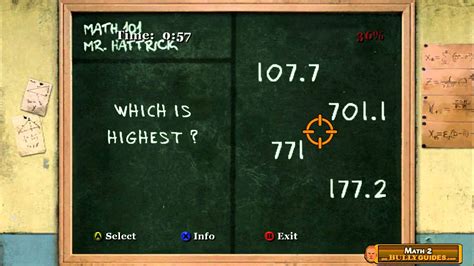 Bully Scholarship Edition Walkthrough Math 2