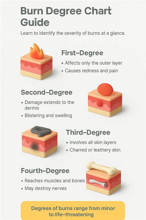 Burn Degrees Chart