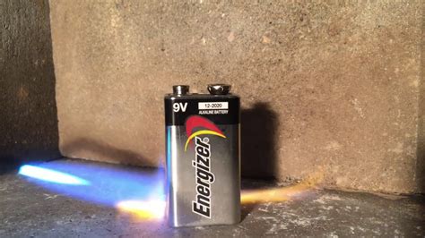 burnt rechargeable battery image