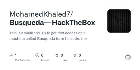 Busqueda Hackthebox Walkthrough