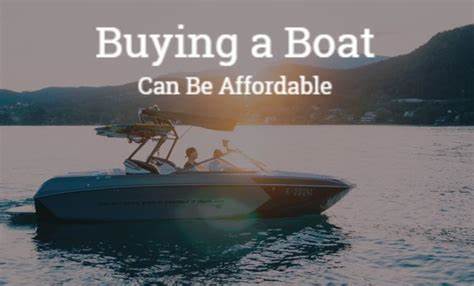 buying boat personally