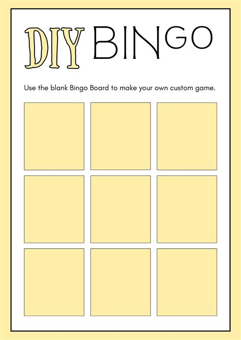 Canva Bingo Templates