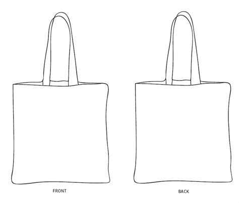 Canvas Tote Bag Template