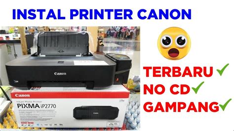 Meletakkan kabel printer Canon IP2770