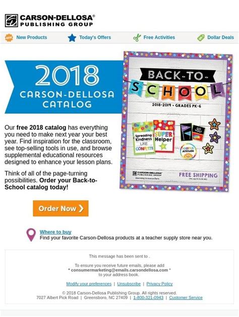 Carson Dellosa Catalog
