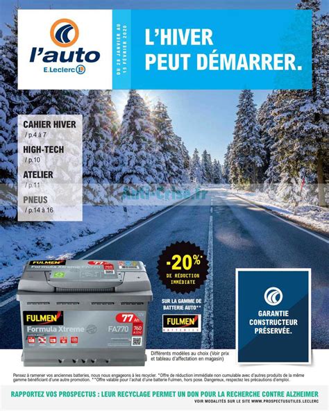 Catalogue Leclerc Auto