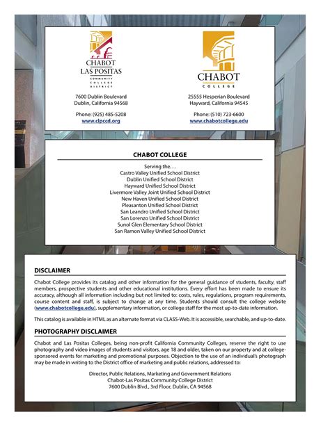 Chabot Course Catalog