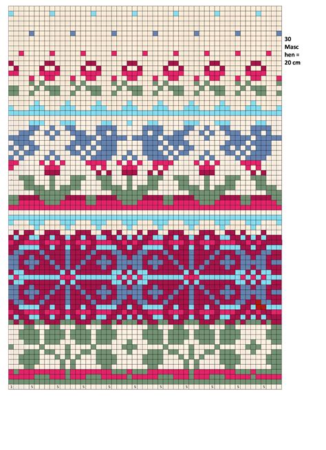 Chart Fair Isle Knitting Patterns