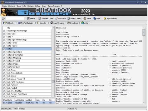 Cheats And Walkthroughs