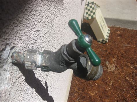 choosing between repairing or replacing an outdoor faucet handle