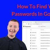 Chrome Show Password