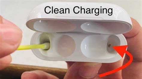 cleaning charging case