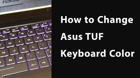 Cara Membersihkan Keyboard Laptop Asus TUF Gaming