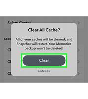Clear Cache Snapchat