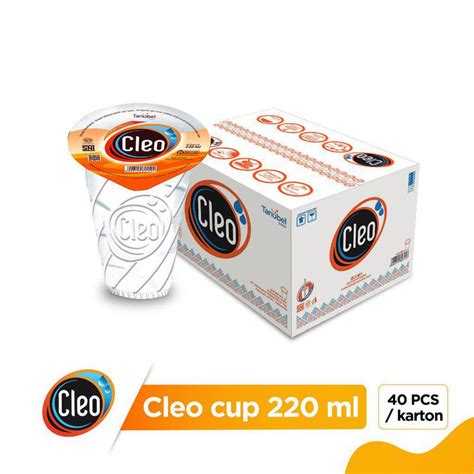 Cleo Gelas 250 ml menjaga kesehatan