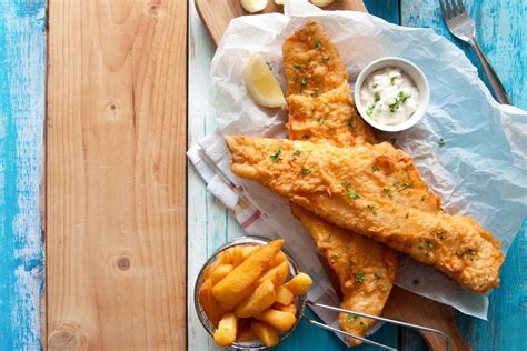 coconut oil fried fish and chips