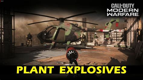 Cod Modern Warfare Embedded Planting Explosives Walkthrough