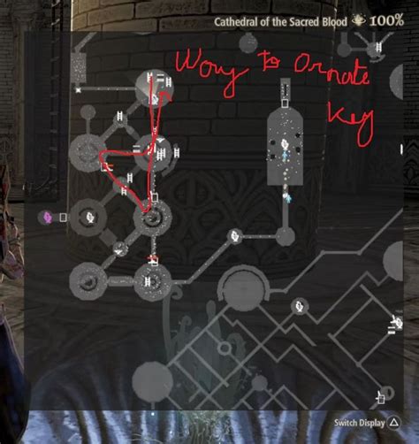 Code Vein Cathedral Walkthrough Ornate Key