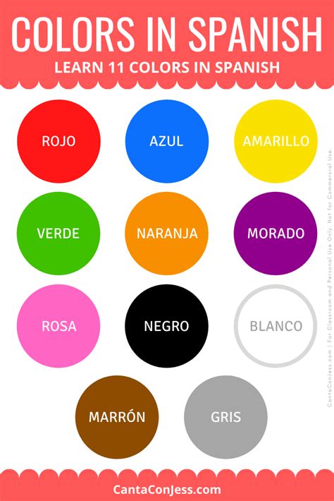 Colors In Spanish Coloring Wallpapers Download Free Images Wallpaper [coloring654.blogspot.com]
