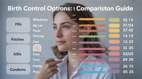 Comparison Birth Control Pills Chart