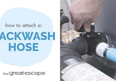connect backwash hose