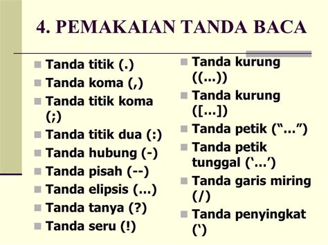 contoh tanda baca